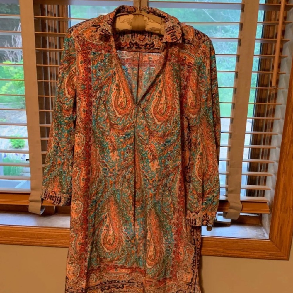 Joan Vass Print Tunic
